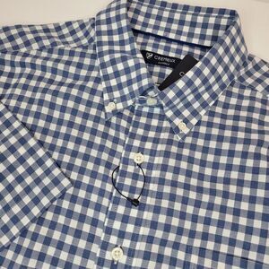 CREMIEUX COLLECTION buttoned Shirt Size L (Large) 100% Cotton, Blue, NWT‎